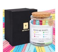 KufaerBeam Bible Verse Jar,Hope Prayer Jar with 90 Coloring Scripture,Read Me When Bible Verses for Emotions and Feelings,Easter Bible Verses Gifts, Christmas Christian Birthday Gifts for Women Men