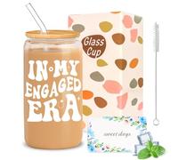 KufaerBeam Engagement Gifts - Engage Gift for Couples, in My Engaged Era Coffee Glass, Engagement Presents, Wedding Gifts for Couple, Bride to be Cup,Bachelorette Presents for Bride (Engaged)