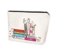 KufaerBeam Small Fresh and Lovely Cosmetic Bag, Wallet Travel Cosmetic Bag Makeup Bag Gifts for Women Sister Mum Music Lover Singer Fans Bride Bridesmaid Cosmetic Bag, B, Modern