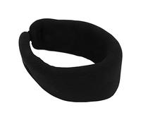 Kufoo Foam Cervical Collar, Pain Relief, Black Adjustable Neck Collar Soft For Workers Skin. (S)