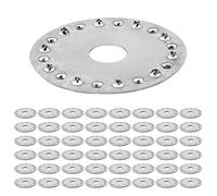 KUFptva Solar Panel Grounding Lugs, 50Pcs Solar Panel PV Grounding Clip Washer Spacer, Stainless Steel, for Photovoltaic Roofs, Photovoltaic Ground, Photovoltaic Shed