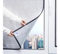 kufu01 Aluminium Foil Window Privacy Film,Sunlight Blocking Window Film Suitable For Home,Office,Bathroom,9mm Thickness Heat Blocking Window Film,Static Cling Opaque Window Film (30x70cm/12 x28)