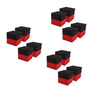 Kufughty 150 Pcs Sound Insulation Board Sound Insulation Studio Foam,for Wall Sound Insulation Board, 2.5X 30X 30cm