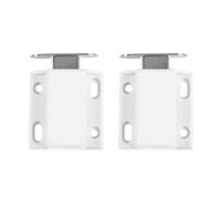 Kufughty 2X White Push to Open Magnetic Door Drawer Cabinet Catch Touch Latch