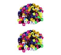 Kufughty 300Pcs Bird Rings 8mm Leg Bands Clip Pigeon Chicks Duck Bantam Poultry