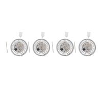 Kufughty 4PCS NH35A NH35 Movement High Accuracy Mechanical Watch Movement Date at 3 Datewheel 24 Jewels Automatic Self-Winding