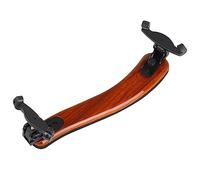 Kufughty Violin Shoulder Rest Accessories Brown Violin Shoulder Rest Violin Coffee Wood Grain ABS Shoulder Rest (4/4 4/3 Universal)