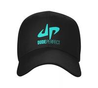 KUGEUII Cotton Breathable Unisex Baseball Cap Dude Perfect 2024 Fashion Baseball Men Polyester Hats Adjustable Hat Universal Casual Cap Truck Driver Hat Gift