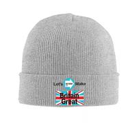 KUGEUII Fashion winterfa Thermal hat Unisex Lets Make Britain Great Beanie Hats Reform UK Knit Hat Outdoor Elastic Adult Unisex Caps Autumn Design Y2K Cool Bonnet Hats Gift Gifts for Couples