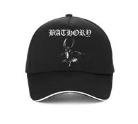 KUGEUII Unisex Bathory hat Quorthon Heavy Metal Band Music Bathory Baseball Cap Cool Visor Outdoor Dad Hats Snapback Caps Casquette Gifts