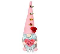 kuggty Mothers Day Gonk Decorations, Handmade Tulip Gonks Faceless Dwarf Doll Gifts for Him Her, Elf Figure Tabletops Gnomes Ornament Valentines Day for Mother Daughter Boyfriend Gifts (D)