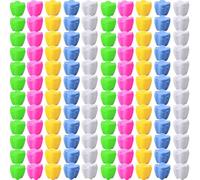 Kugliwa 120 Pcs Colorful Tooth Savers Plastic Tooth Holders Small Chest Tooth Box Tooth for Boys and Girls Lost Teeth Theme Party Favor Dentist Office Giveaways, 5 Colors