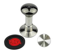 KuGuo The Force Tamper Automatic Impact Adjustable Constant Pressure and Autoleveling Coffee Tamper Black Mirror Jellyfish AL Handle Set Pro (53.50mm, Standard Set)