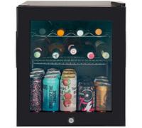 Kuhla KBC1B 46L Lockable Glass Door Drinks Cooler - Black