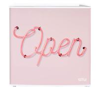Kuhla Pink Open Sign 45 Litre Table Top Fridge - White KTTF0E6W-1025