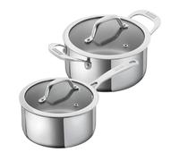 Kuhn Rikon 2-Piece Cookware Set, 1.5L/16cm & 2.3L/18cm Stainless Steel Pots
