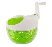 KUHN RIKON 2023 Salad Spinner with Side Handle and Instant-Stop Button, 21 cm, Green