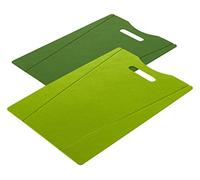 KUHN RIKON 24274 Chopping Boards Set of 2 Dark Green, Plastic