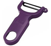 Kuhn Rikon 2776 Original Swiss Peeler, Purple Kreuz in Blister Packaging, Stainless Steel, Silver