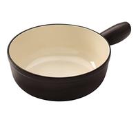 KUHN RIKON 32221 Cast Iron Fondue Pot, 20 cm, Black red