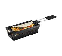 Kuhn Rikon 32237 Tea Light raclette Table Grill Set, Stainless Steel, 300 W, Black