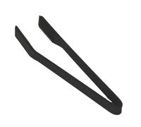 Kuhn Rikon 6-Inch Small Silicone Chef's Tongs, Black