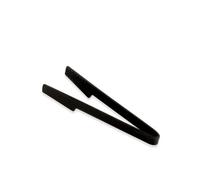 Kuhn Rikon 6-Inch Small Silicone Chef's Tongs, Black