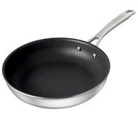 KUHN RIKON Allround Oven-Safe Induction Non-Stick Frying Pan, 24 cm, Stainless Steel, Silver