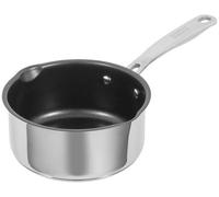 Kuhn Rikon Allround Stainless Steel Non-Stick Milk Pan, 16Cm/1.5L