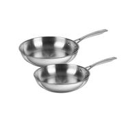 Kuhn Rikon Allround 24 & 28cm Uncoated Frying Pan Set