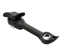 Kuhn Rikon Auto Safety Master Opener for Cans, Bottles and Jars, 9 x 2.75 inches, Black