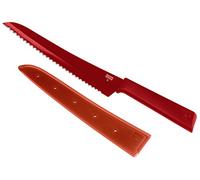 Kuhn Rikon 26681 Colori+ Non-Stick Bread Knife, Red, Stainless Steel