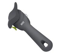 Kuhn Rikon Can Opener, Lid-Lifting Pincers, Stainless Steel Blade, Gray | Tin Openers for Arthritis Hands, Smooth Edge Side Cutting for Safety, Push Button Mini Pliers for Removing Lids, Swiss Design