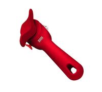 Kuhn Rikon Can Opener with Lid-Lifting Pincers, Tin 5.1 cm x 8.9, Red