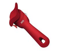 Kuhn Rikon Can Tin Opener with Lid-Lifting Pincers Red Stainless Steel Free Post