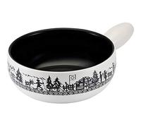 Kuhn Rikon Caquelon Alpine Willow Induction 23 cm Clay, Stoneware, 1.8 liters, Weiss