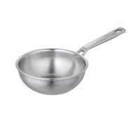 Kuhn Rikon Chef's Pan 16cm 5-Ply Stainless Steel & Aluminium, Oven & Dishwasher Safe, Multi-Ply with Stay-Cool Handle, Perfect for Stir-Fries, Sauces & More, Induction Safe Pan - Culinary Fiveply