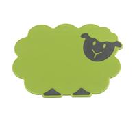 Kuhn Rikon Children’s Cutting Board for Food Preparation, Child-Friendly Chopping Board with Non-Slip Feet, Extra Sturdy Double-Layer Design and Easy-Clean Surface, Sheep - Kinderkitchen