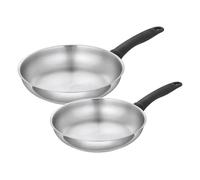 Kuhn Rikon Classic Induction 24 & 28cm Uncoated Frying Pan Set