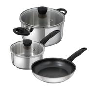 Kuhn Rikon - Classic Induction cookware set 3pc, saucepan, casserole, non-stick frying pan