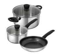 Kuhn Rikon Classic Induction cookware set 3pc, saucepan, casserole, non-stick frying pan