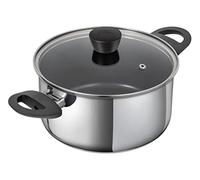 KUHN RIKON Classic Induction Non-Stick Stainless Steel Casserole Pot, 3 Litre/20 cm