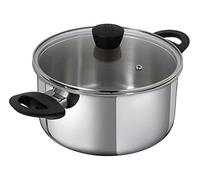 KUHN RIKON Classic Induction Stainless Steel Casserole Pot, 5.3 Litre/24 cm