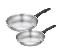 Kuhn Rikon Classic Induction 24 & 28cm Uncoated Frying Pan Set