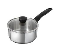 Kuhn Rikon Classic Stainless Steel Induction Safe Saucepan, 16cm/1.5L in Silver Kuhn Rikon Silver