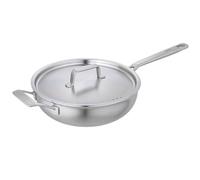 Kuhn Rikon Culinary Fiveply 28cm Uncoated Chef's Pan With Lid