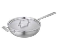Kuhn Rikon Culinary Fiveply 28cm Uncoated Chef's Pan With Lid