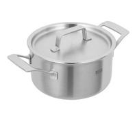 Kuhn Rikon Culinary Fiveply Stainless Steel Induction Safe Casserole Pot, 24Cm/6.4L
