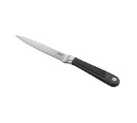 Kuhn Rikon Culinary Forged Serrated Utility Knife Rockwell-Hardened Carbon Steel Blade. Durable, Sharp Knife. Total Length = 25cm. Blade Length = 13cm. Full Tang Precision Balance.