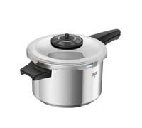 Kuhn Rikon Pressure Cooker Duromatic Neo 5L/22cm Food Steamer with Long Handle. Multi Cooker Hotpot with Auto Lock Lid. Stainless Steel Pot. Instant Cook Pot - 10 Year Kuhn Rikon Cookware Guarantee